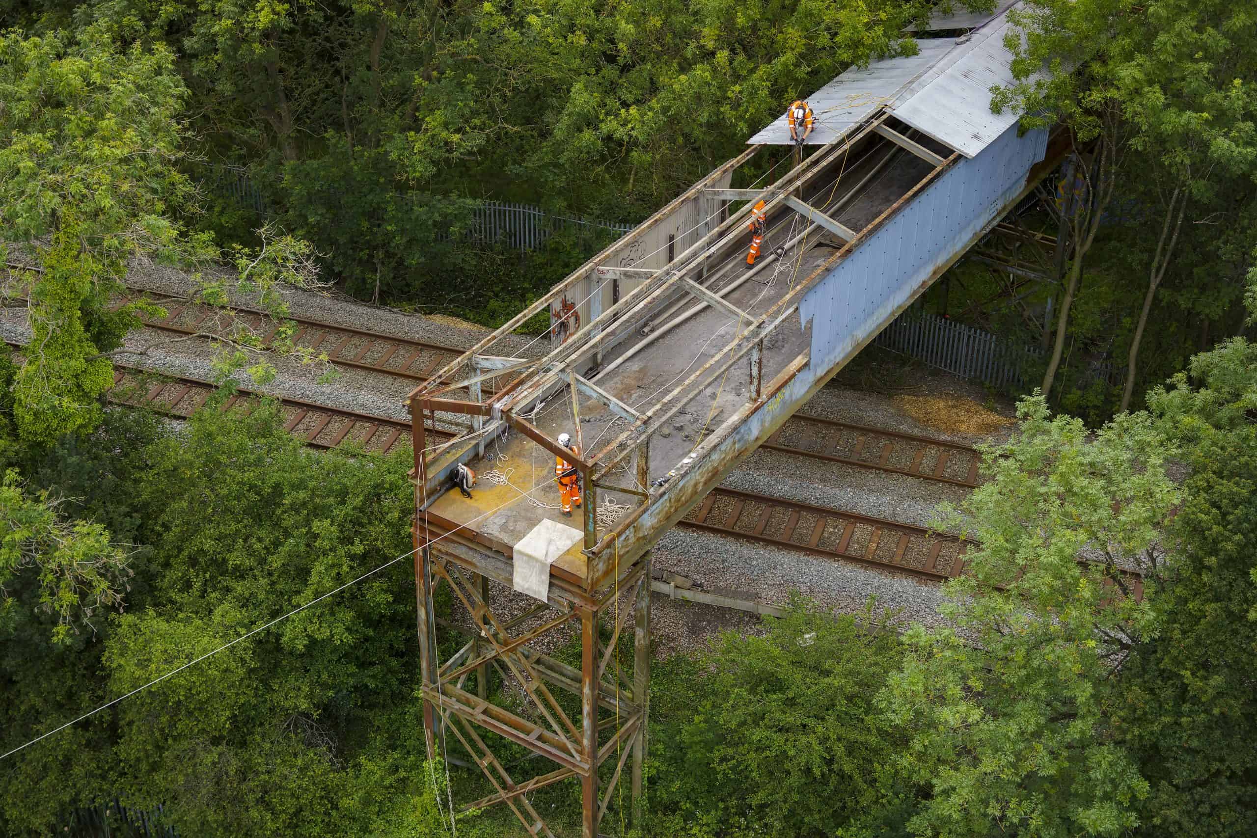 Vertex Access team working at height on a commercial building